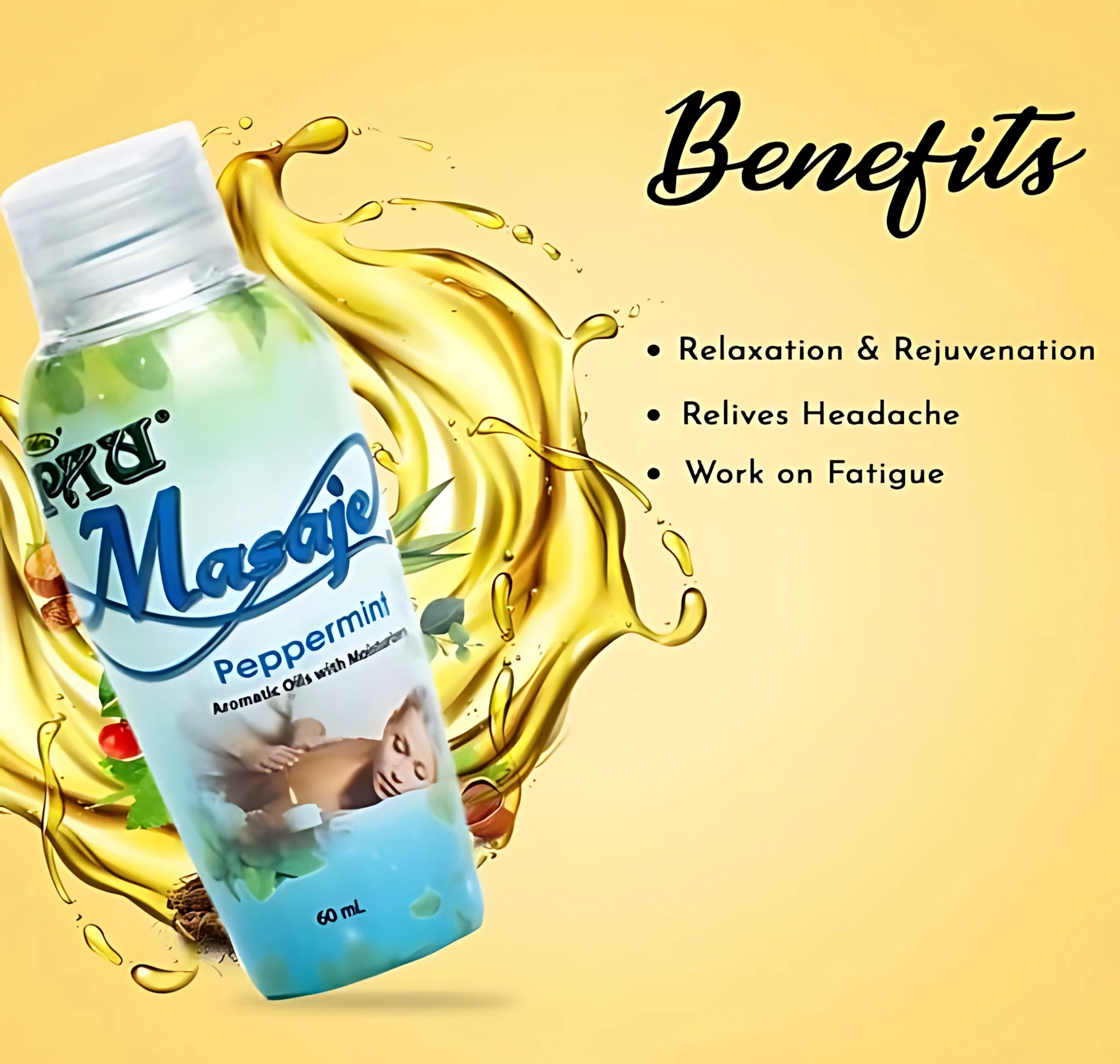 Aldritz Pau Masaje Aromatic Oil and Moisturizer – Peppermint 60mL - Image 7