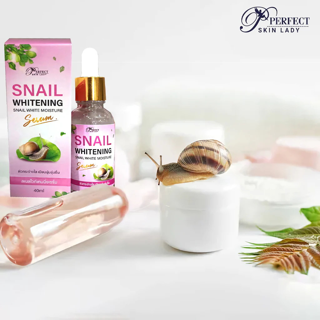 Perfect Skin Lady Snail Whitening Snail White Moisture Serum – 40ml - Image 4