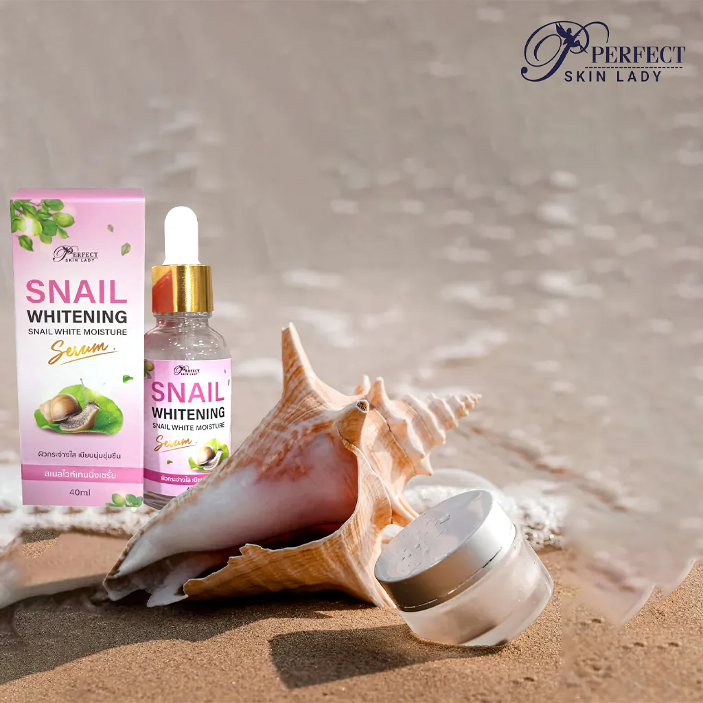 Perfect Skin Lady Snail Whitening Snail White Moisture Serum – 40ml - Image 5