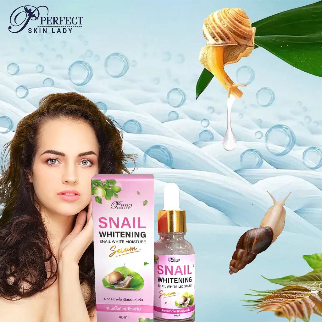 Perfect Skin Lady Snail Whitening Snail White Moisture Serum – 40ml - Image 6