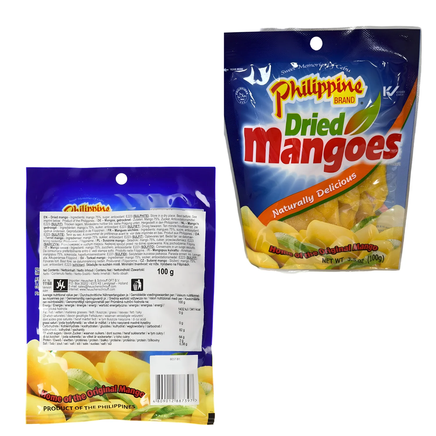 Philippine Brand Dried Mangoes – 100g - Image 2