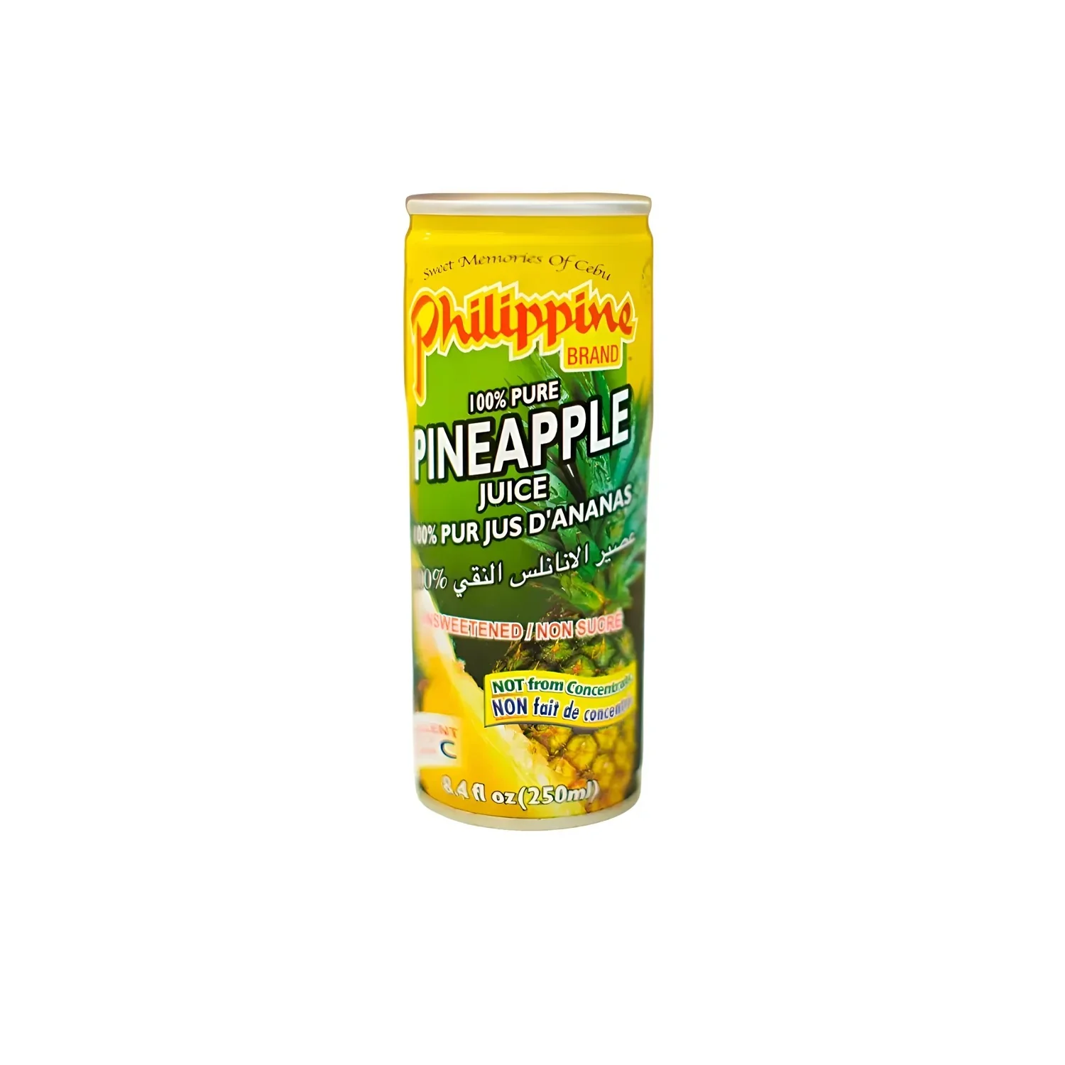Philippine Brand 100% Pure Pineapple Juice – 250mL - Image 7