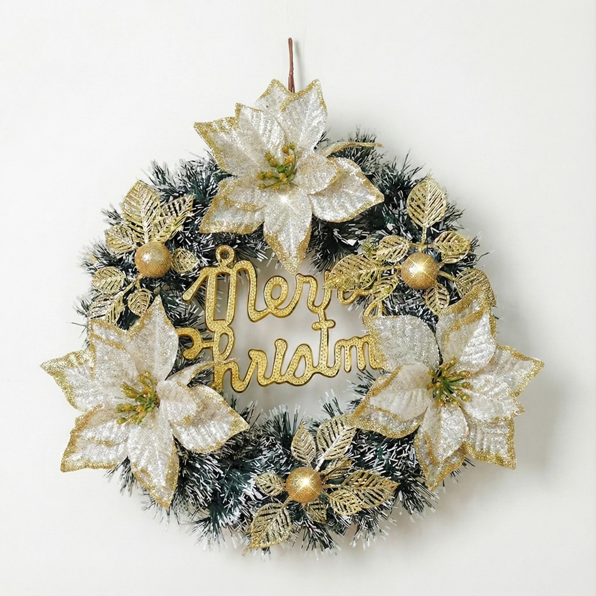 Christmas Wreath – Elegant Floral Holiday Door Decor | Indoor & Outdoor - Image 8