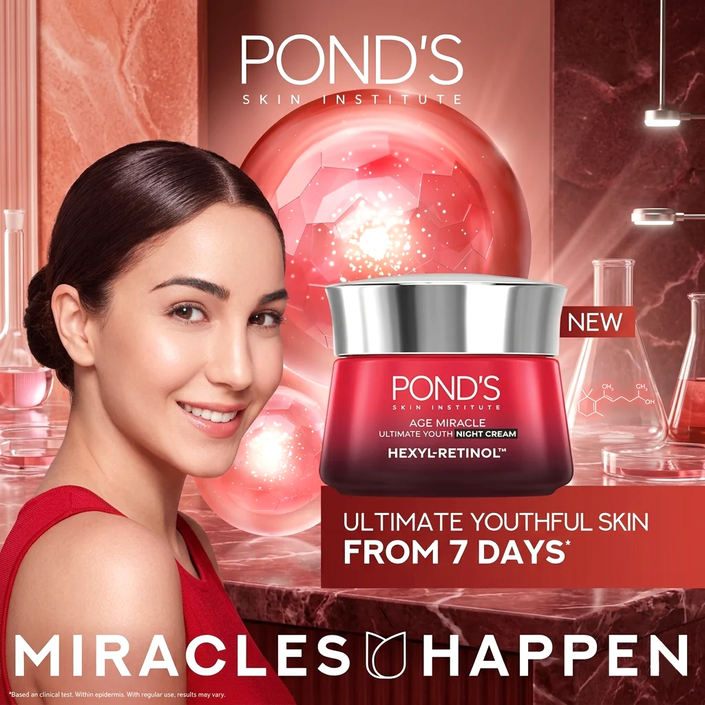 POND’S Age Miracle Ultimate Youth Night Cream – 50g - Image 3