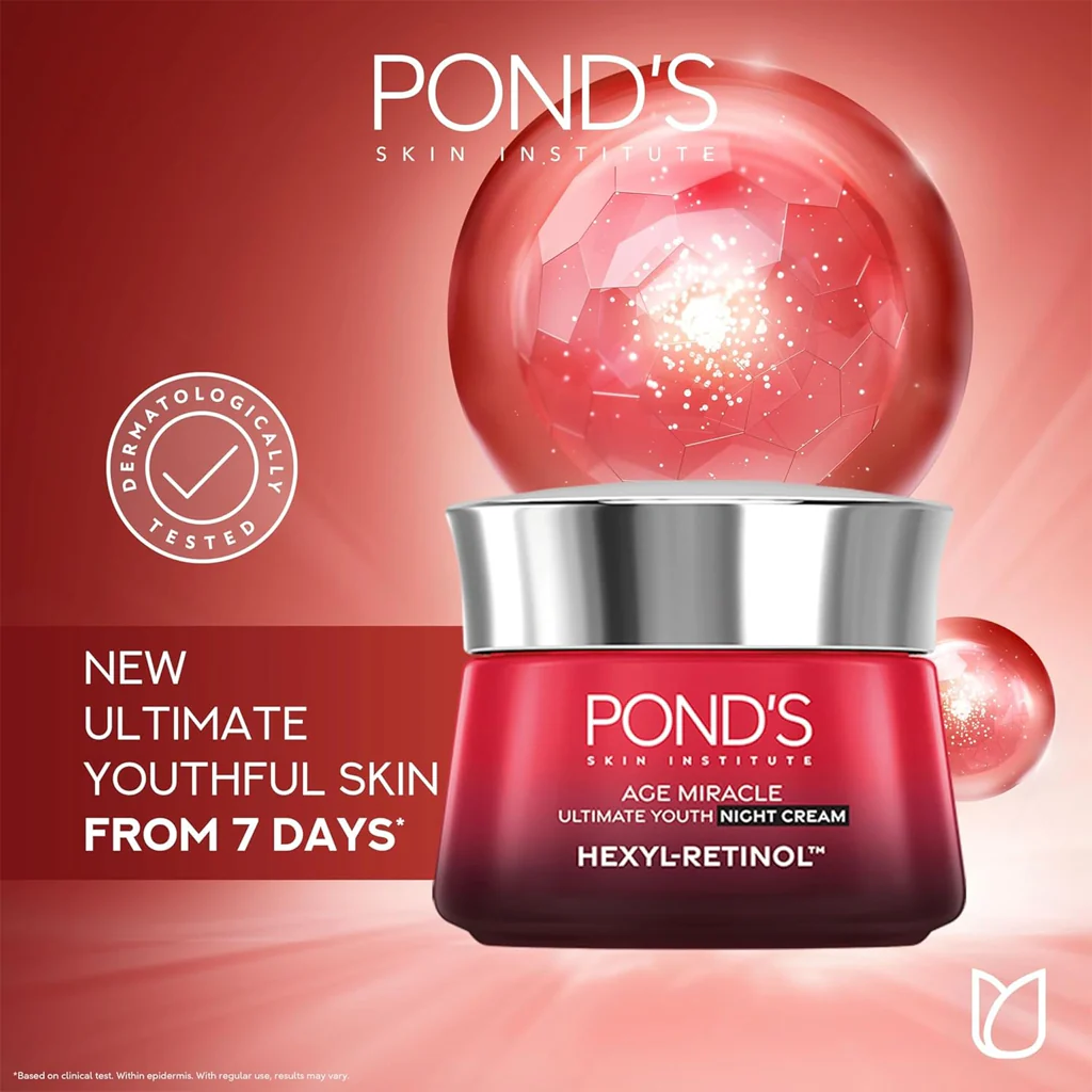 POND’S Age Miracle Ultimate Youth Night Cream – 50g - Image 5