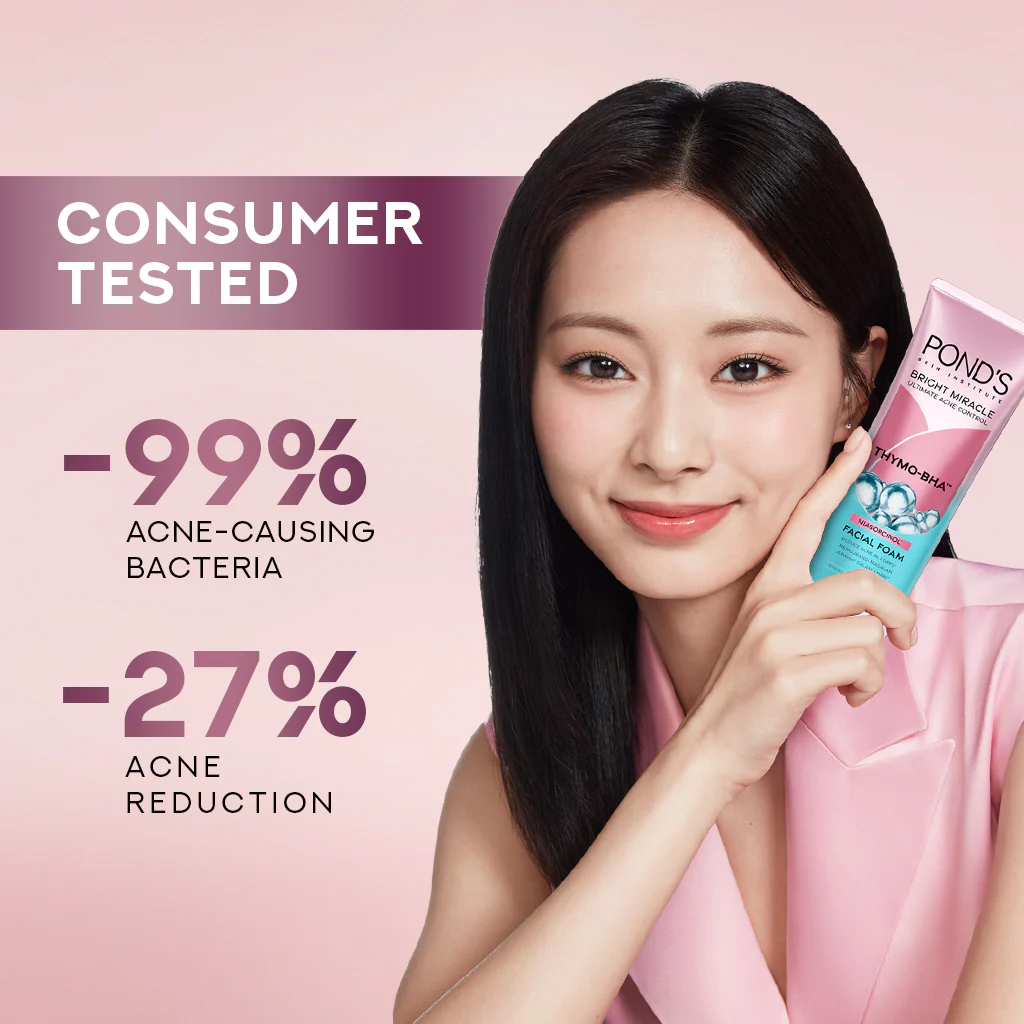 Ponds Ultimate Acne Control THYMO-BHA Facial Foam - 100g - Image 4