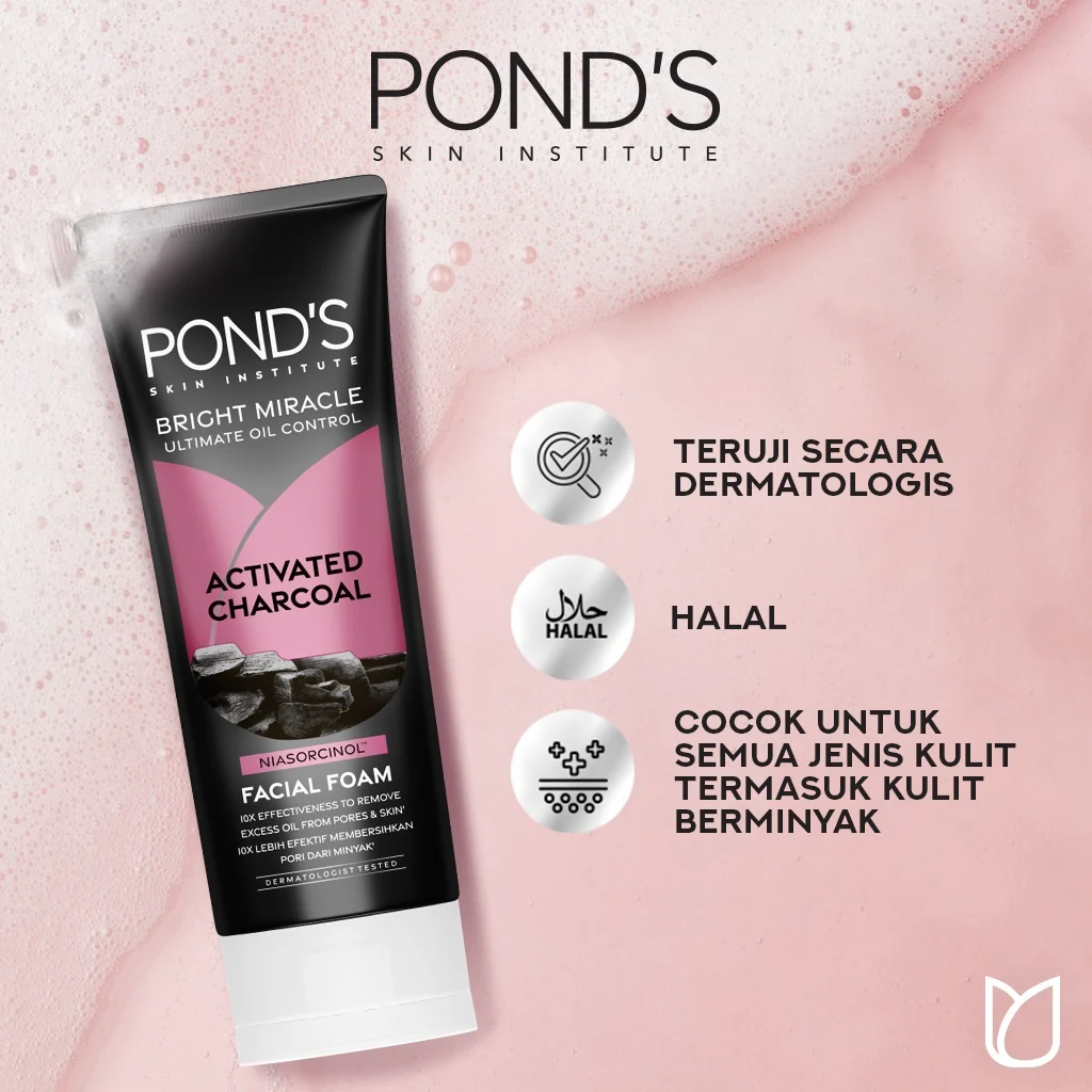 Ponds Ultimate Oil Control Activated Charcoal Facial Foam - 100g - Image 4