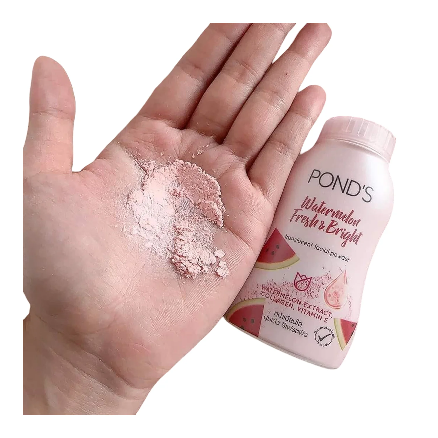 Pond's Watermelon Fresh & Bright Facial Powder - 50g - Image 3