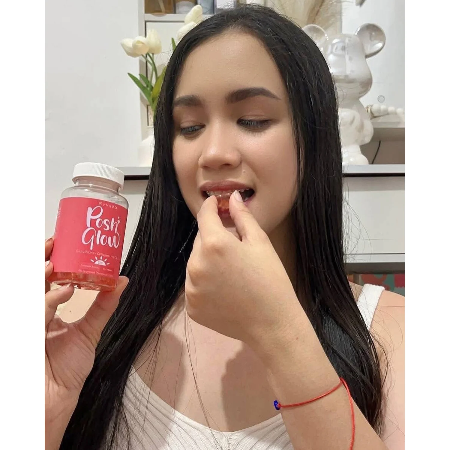 Posh Glow All-In-One Beauty Gummy – Lychee Flavor - Image 6
