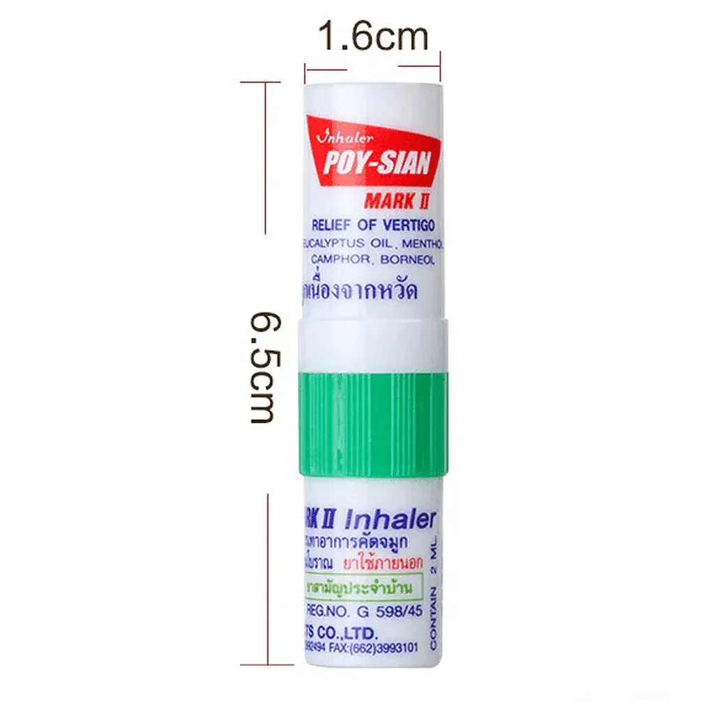 Thai Poy-Sian Mark II Herbal Nasal Inhaler (2-in-1) - Image 8