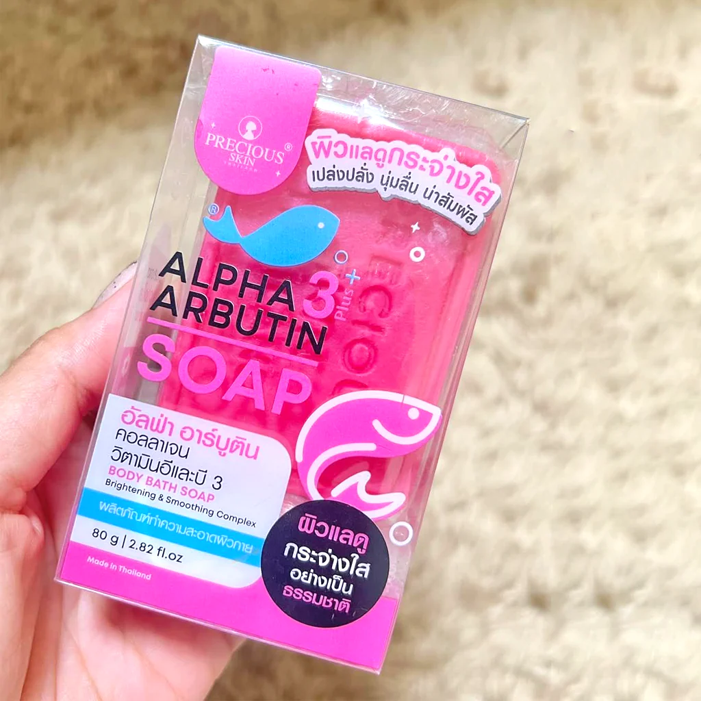 Precious Skin Alpha Arbutin 3 Plus Collagen Soap - 80g - Image 5
