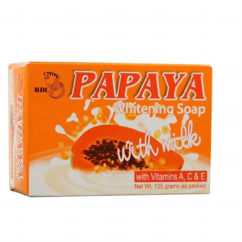RDL Papaya Whitening Soap with milk - 135g