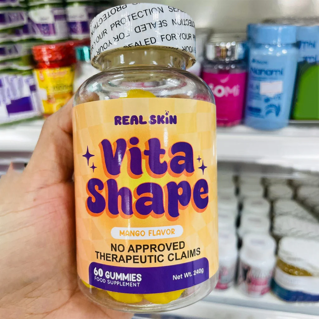 Real Skin Vita Shape Mango Flavor - 60 Gummies - Image 8