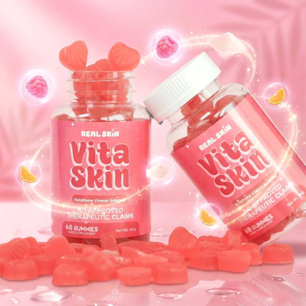 Real Skin Vita Skin Glutathione Gummies 1+1 Offer - Image 9