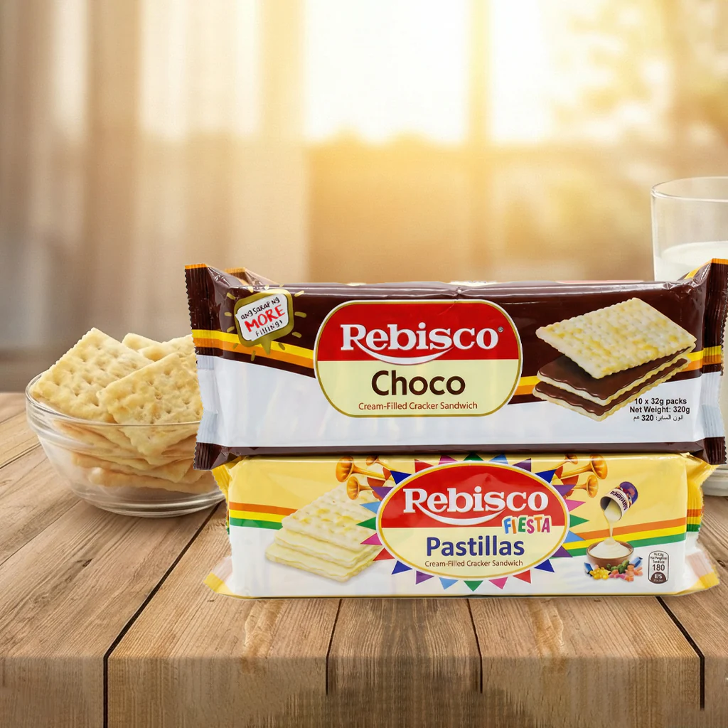 Rebisco Cracker Sandwich Combo Pack – Pastillas & Choco Cream - Image 3