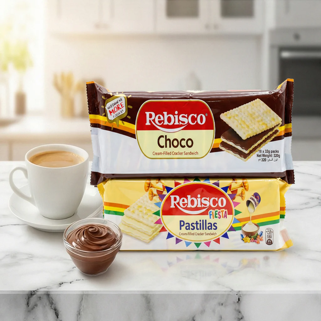 Rebisco Cracker Sandwich Combo Pack – Pastillas & Choco Cream - Image 4