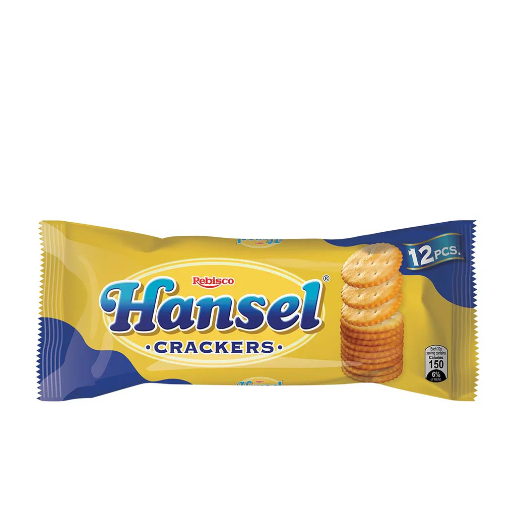 Rebisco Hansel Crackers Plain - 32g x 10pcs - Image 3