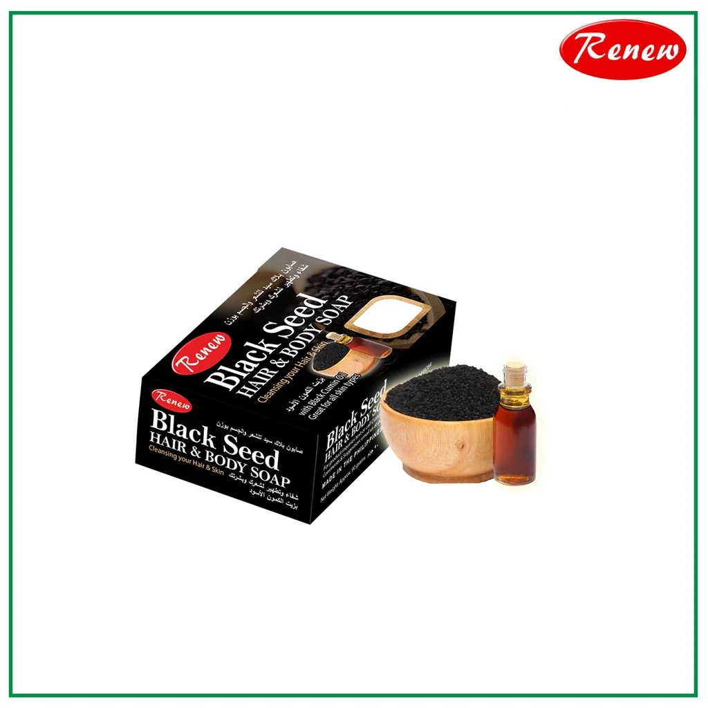 Renew Black Seed Hair & Body Soap - 90g - Image 3
