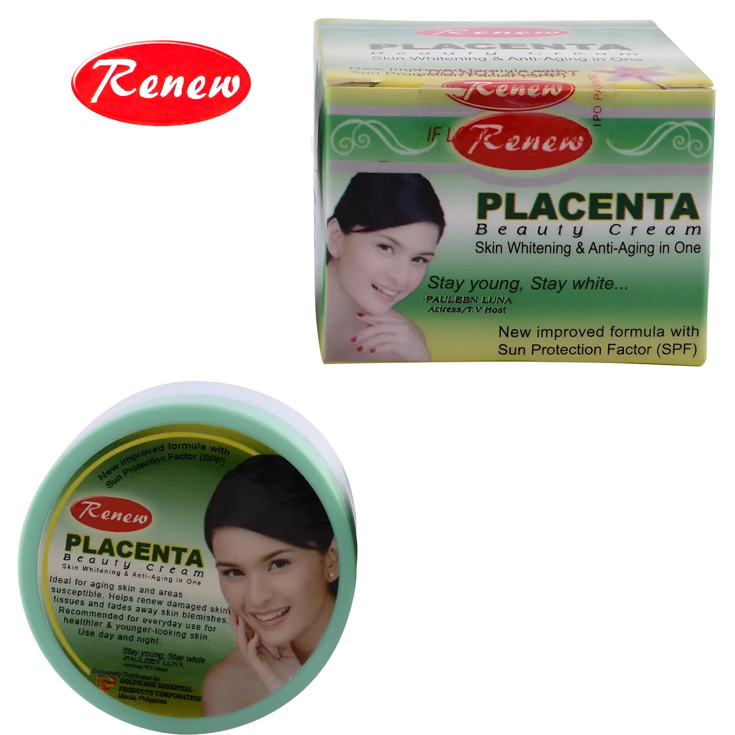 Renew Placenta Skin Whitening & Anti-Aging In One Beauty Cream - Image 3