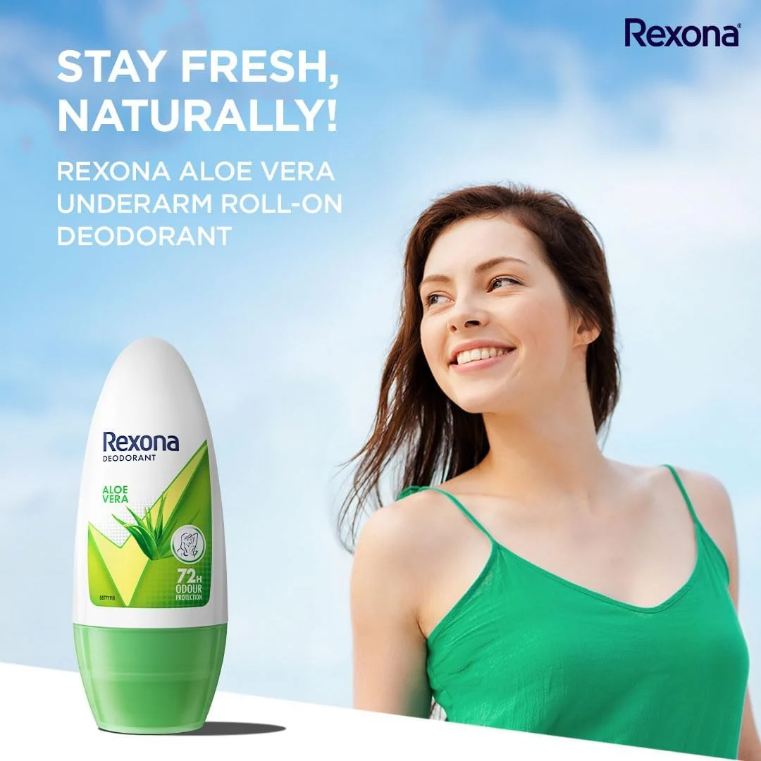 Rexona Aloe Vera Deodorant Roll-On – 50ml - Image 6