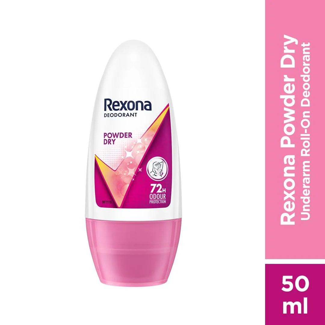Rexona Powder Dry Roll-On Deodorant for Women – 50ml - Image 2