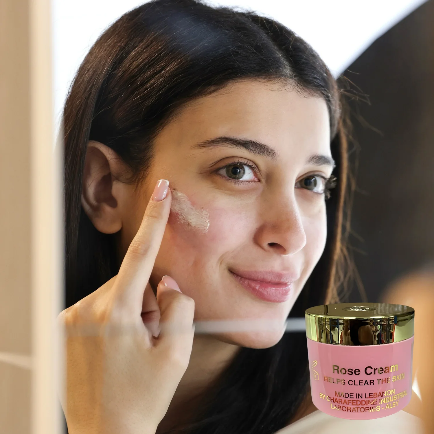 Rose Cream – Skin Brightening & Moisturizing Cream | 25g - Image 3