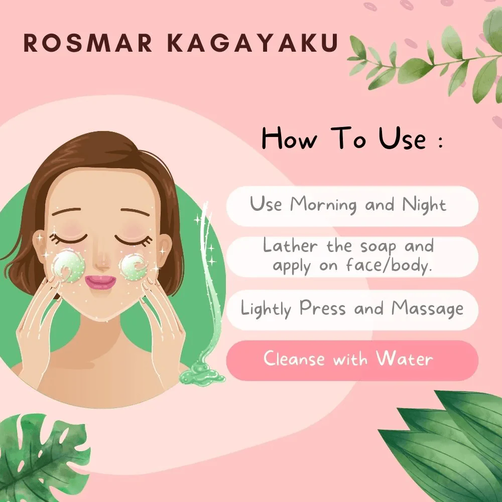 Rosmar Kagayaku Bubblegum Soap - 70g - Image 6
