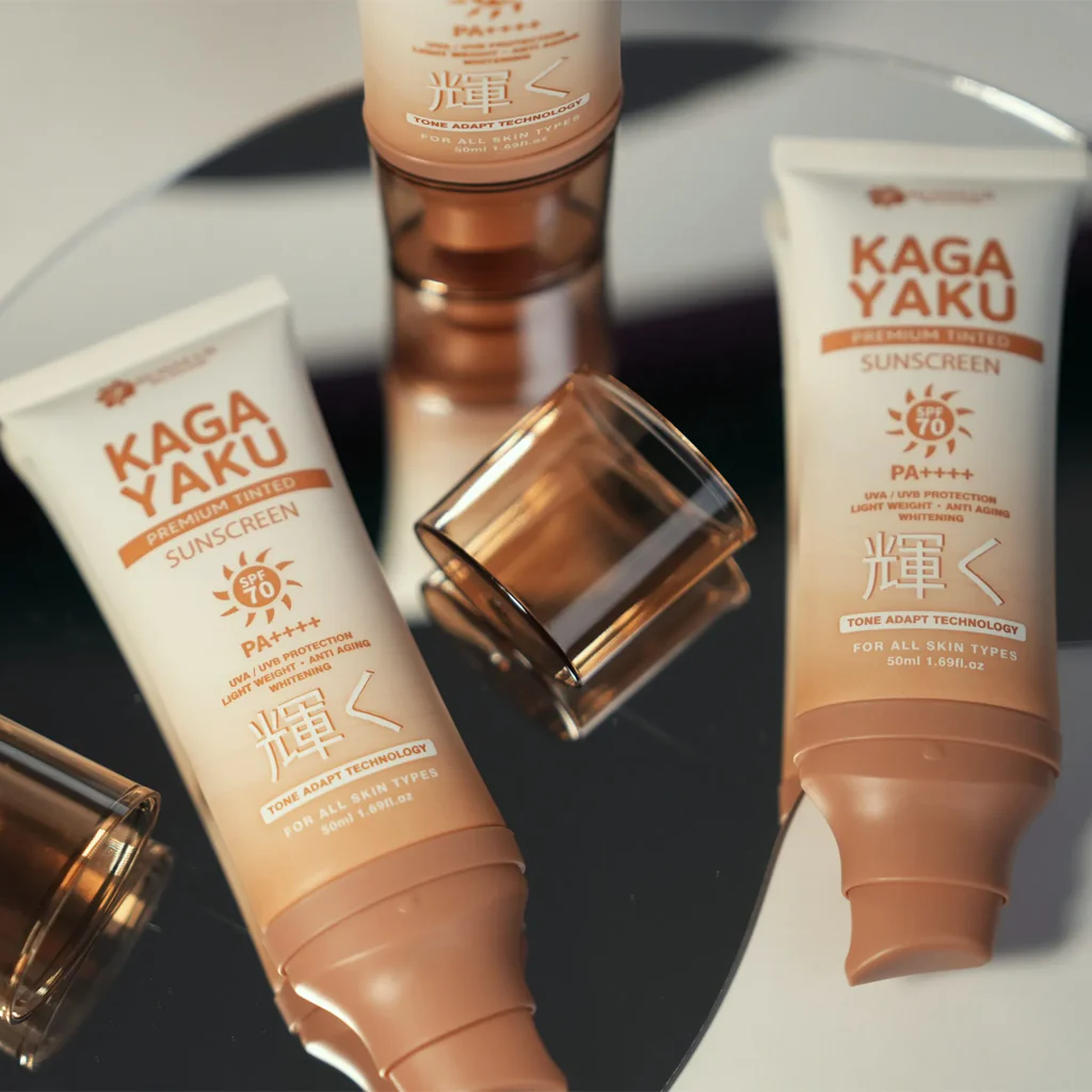 Rosmar Kagayaku Premium Tinted Sunscreen SPF 70 PA++++ - 50g - Image 10