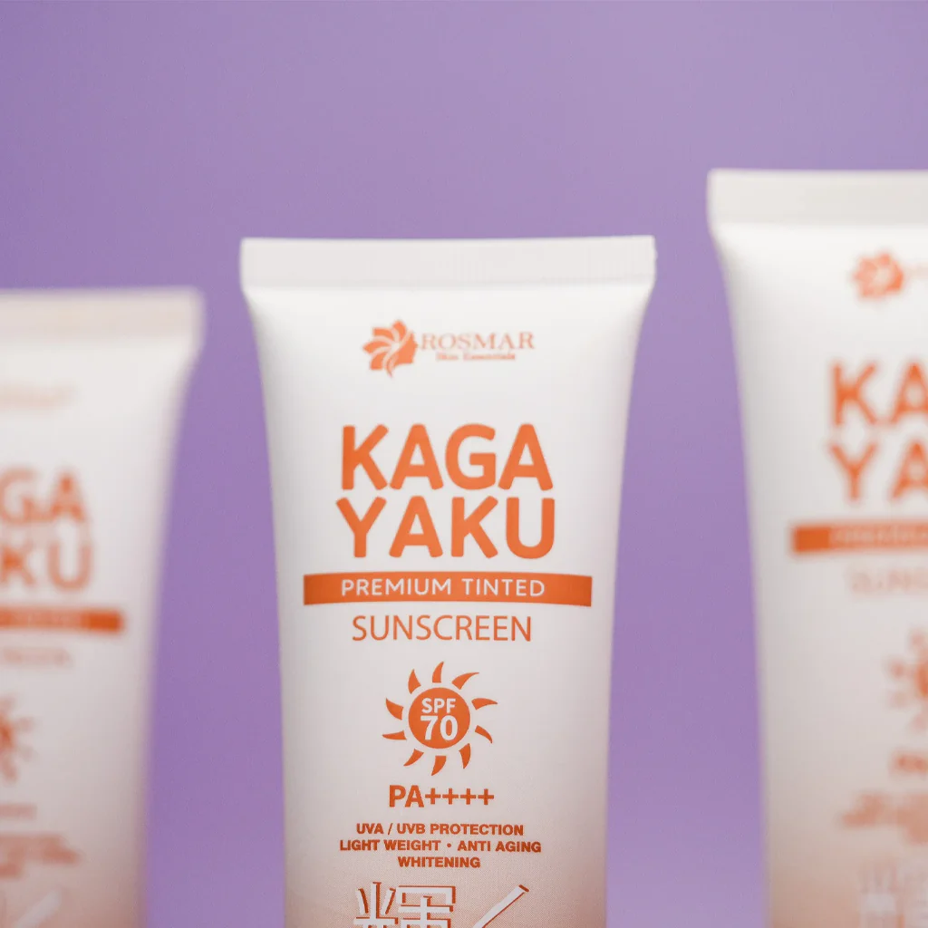 Rosmar Kagayaku Premium Tinted Sunscreen SPF 70 PA++++ - 50g - Image 2