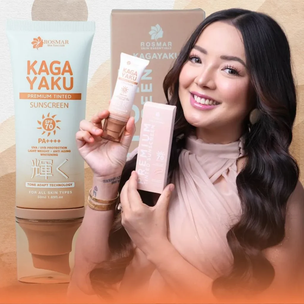 Rosmar Kagayaku Premium Tinted Sunscreen SPF 70 PA++++ - 50g - Image 9