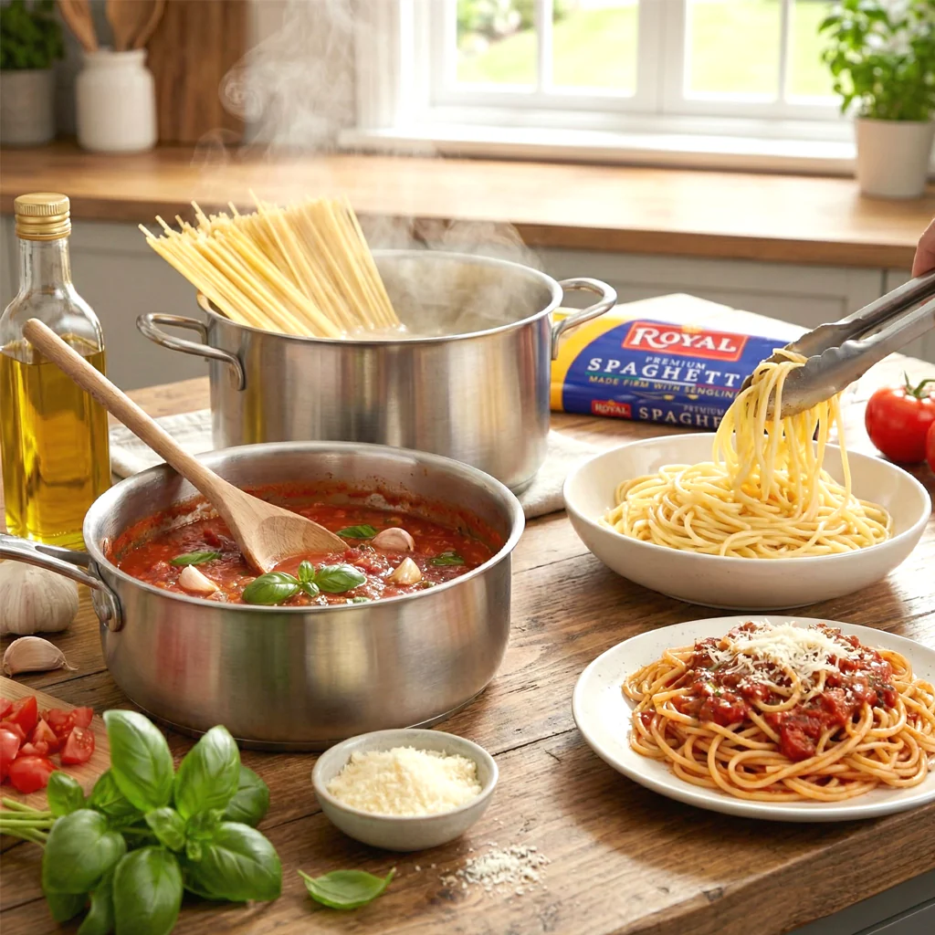 Royal Premium Spaghetti Pasta – 900g (Party Size) - Image 5