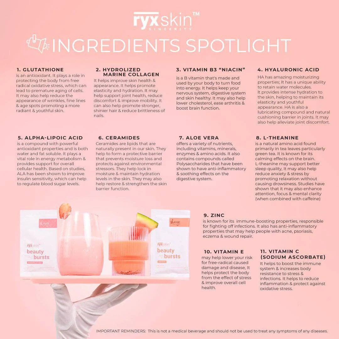 Ryx Skin Beauty Bursts Drinks - 180g - Image 4
