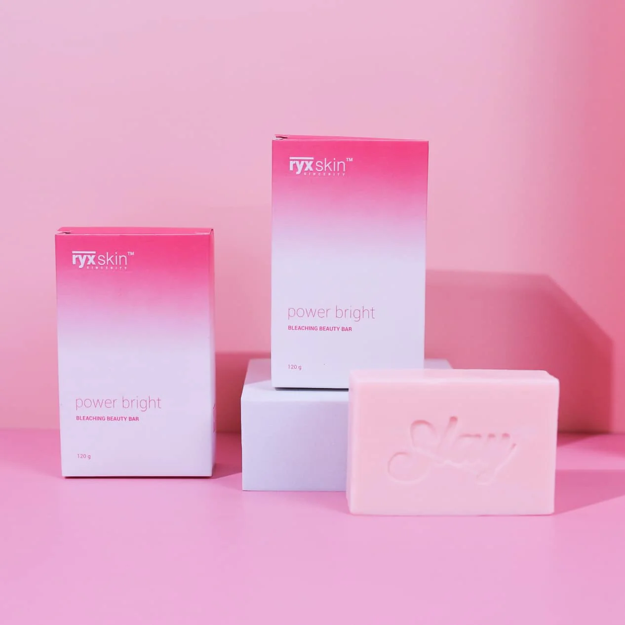 ryxskin Power Bright Bleaching Beauty Bar Soap - 120g - Image 3