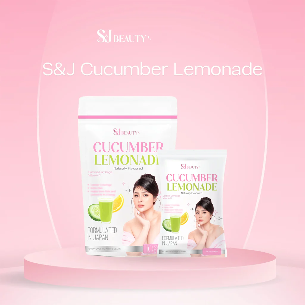 S&J Beauty Cucumber Lemonade – 15g x 10 Sachets (150g Total)