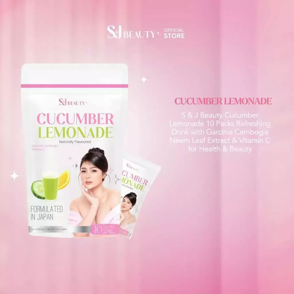 S&J Beauty Cucumber Lemonade – 15g x 10 Sachets (150g Total) - Image 10