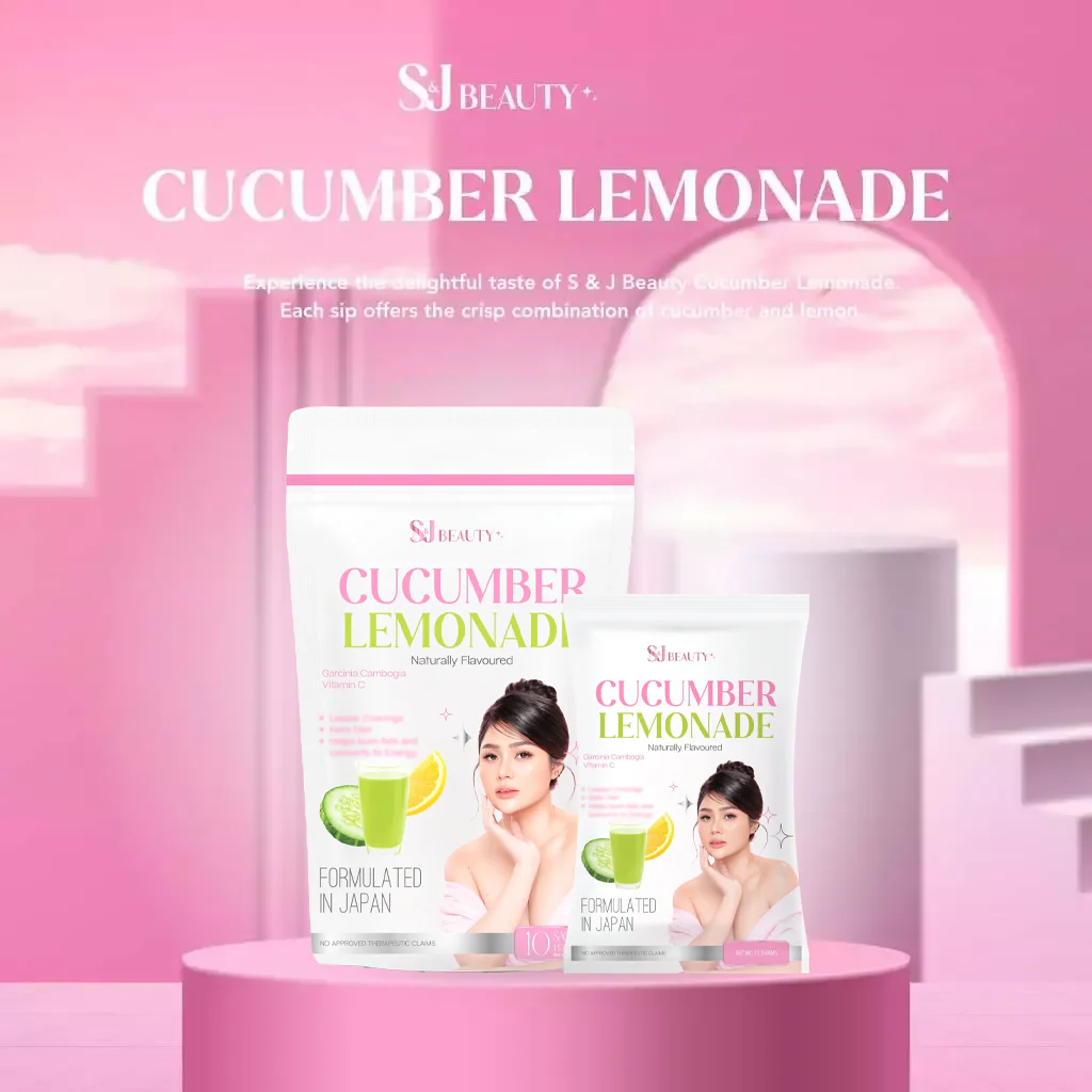 S&J Beauty Cucumber Lemonade – 15g x 10 Sachets (150g Total) - Image 6