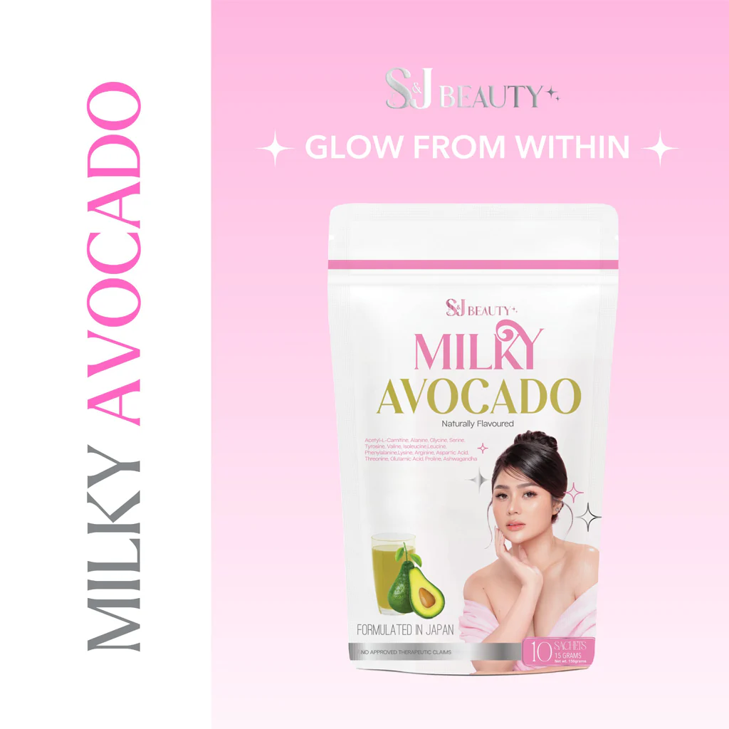 S&J Beauty Milky Avocado – 15g × 10 Sachets (150g Total)