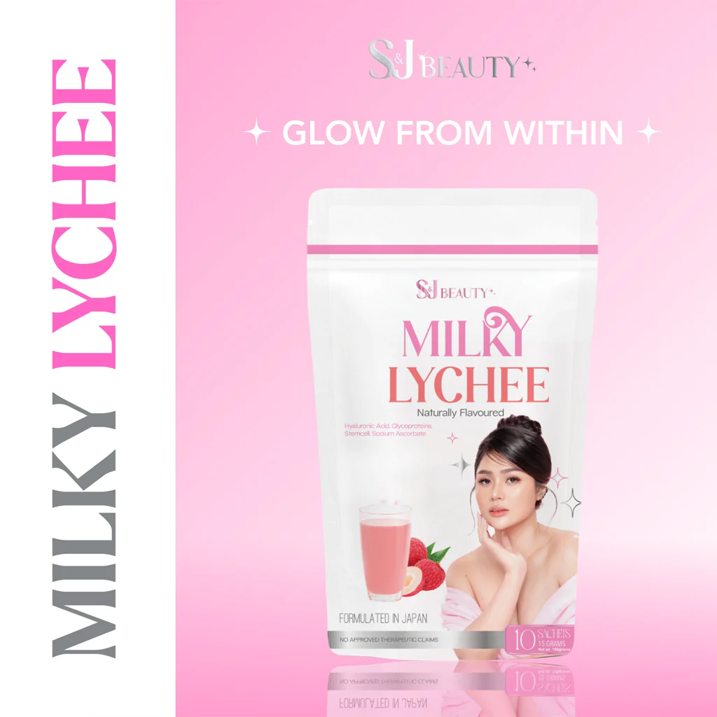 S&J Beauty Milky Lychee  15g × 10 Sachets (150g Total)