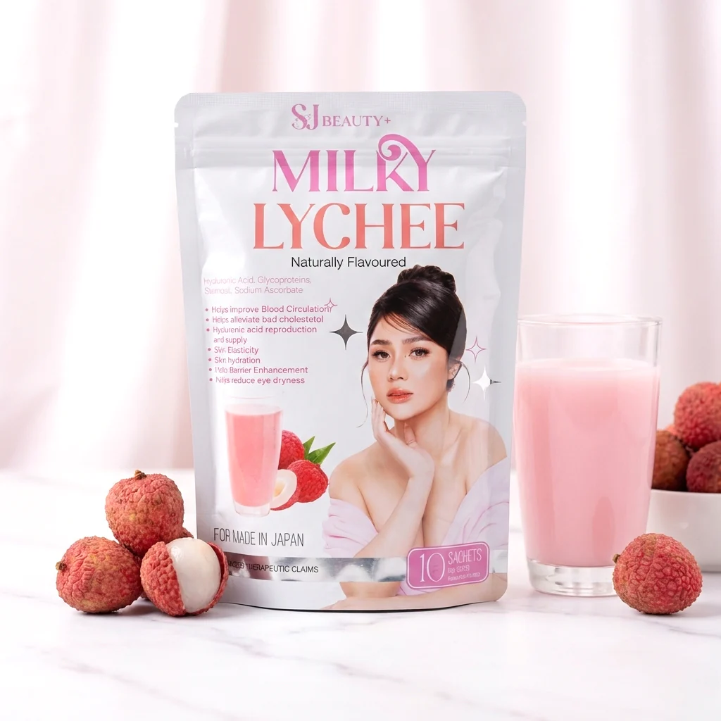 S&J Beauty Milky Lychee  15g × 10 Sachets (150g Total) - Image 5