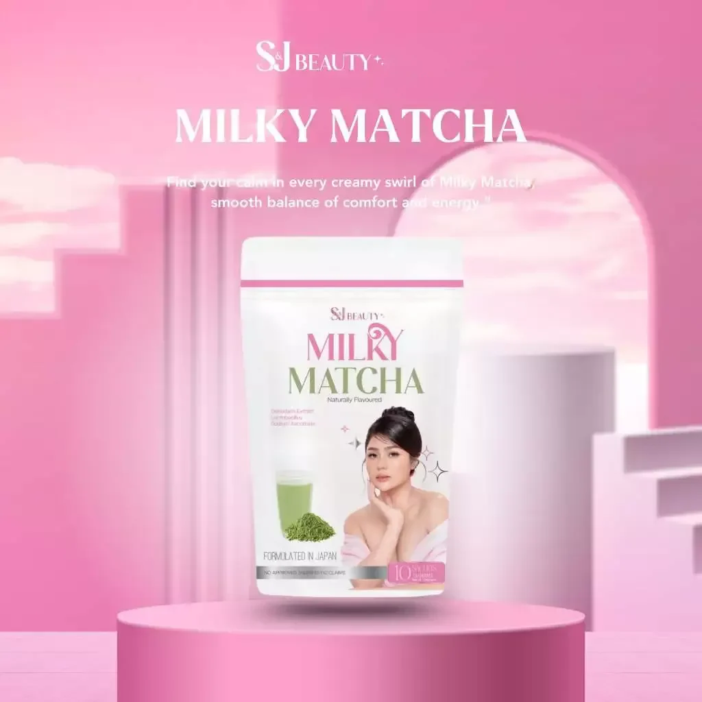 S&J Beauty Milky Matcha – 15g x 10 Sachets (150g Total) - Image 4