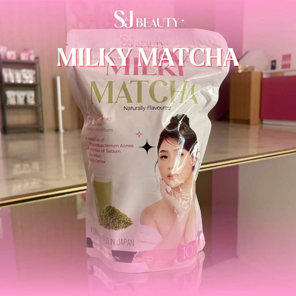 S&J Beauty Milky Matcha – 15g x 10 Sachets (150g Total) - Image 5