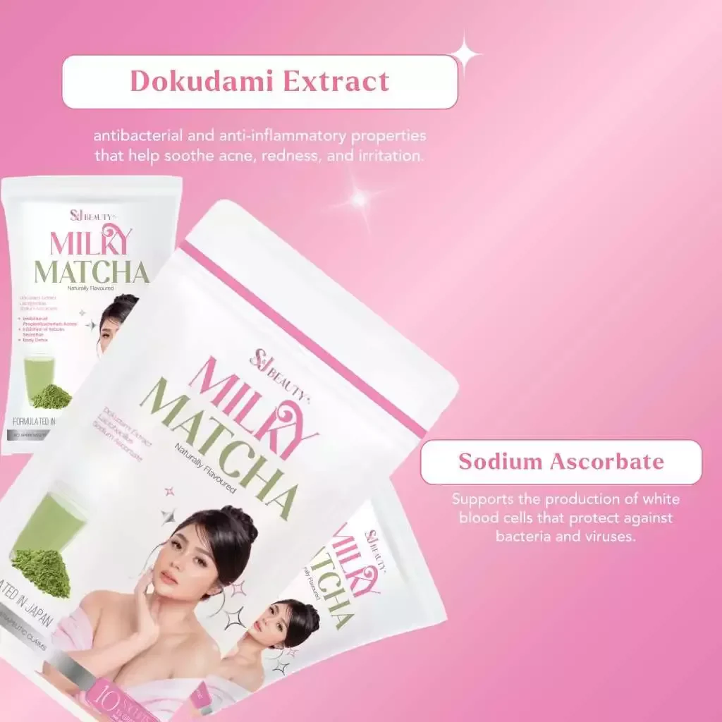 S&J Beauty Milky Matcha – 15g x 10 Sachets (150g Total) - Image 6