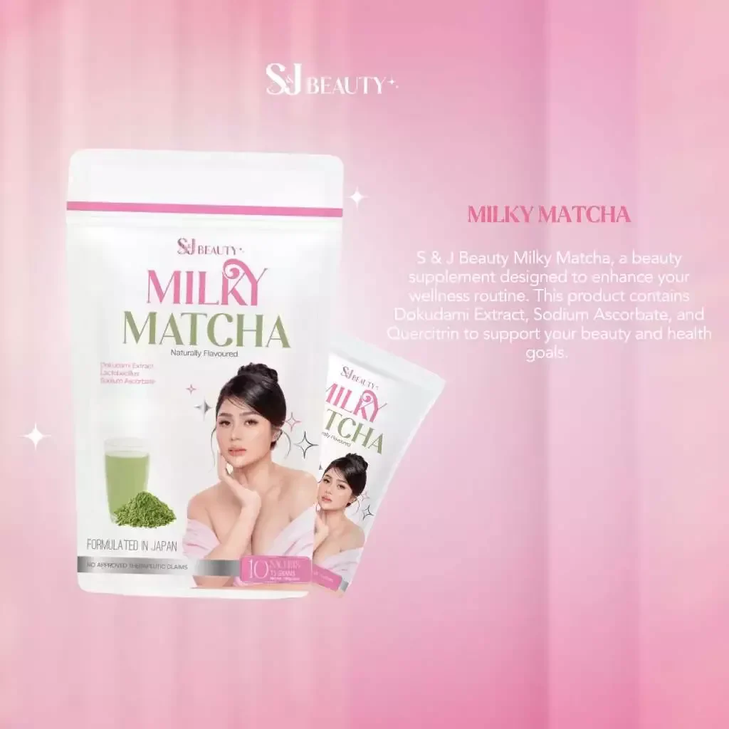 S&J Beauty Milky Matcha – 15g x 10 Sachets (150g Total) - Image 7