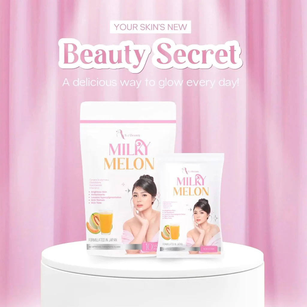 S&J Beauty Milky Melon – 15g x 10 Sachets (150g Total)