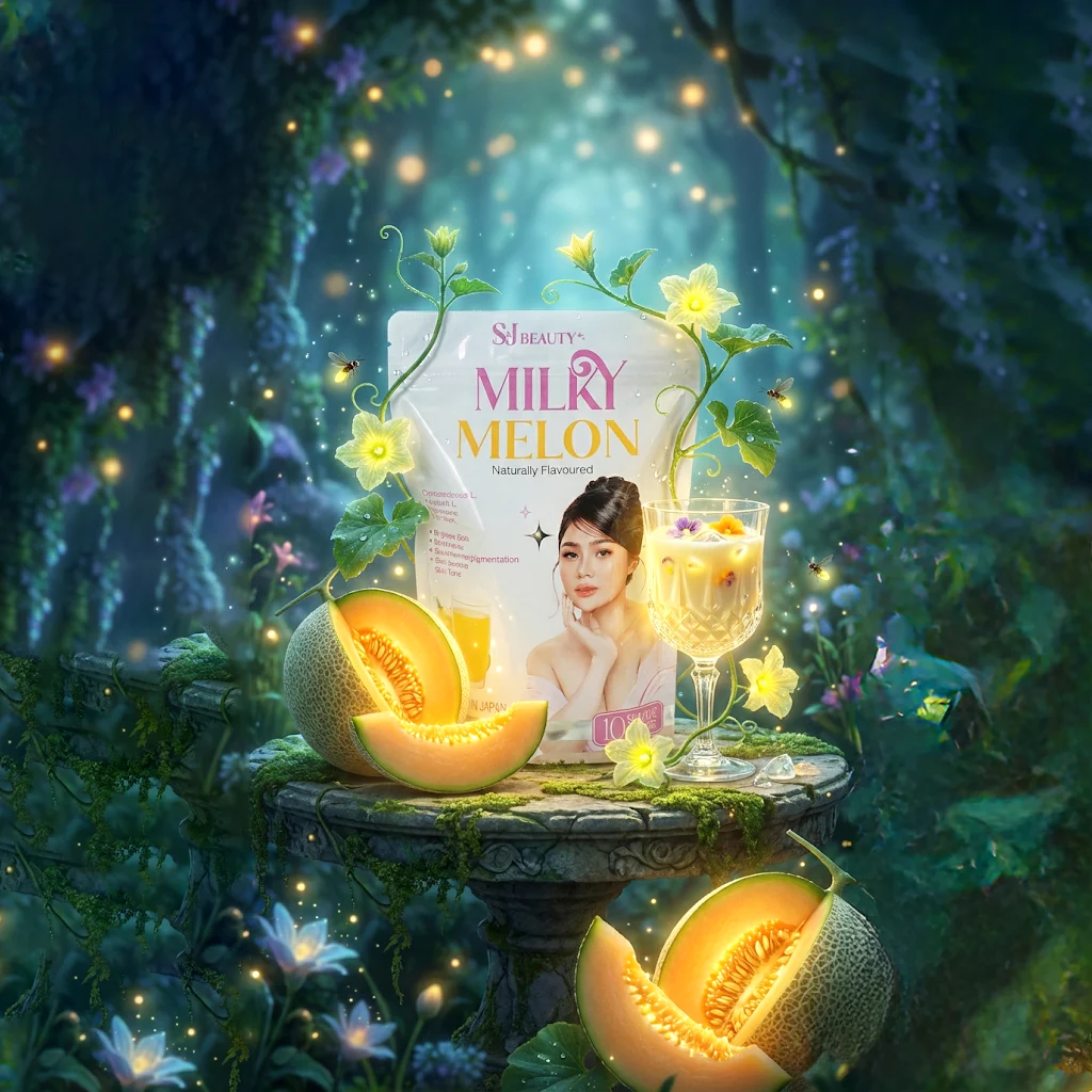 S&J Beauty Milky Melon – 15g x 10 Sachets (150g Total) - Image 5