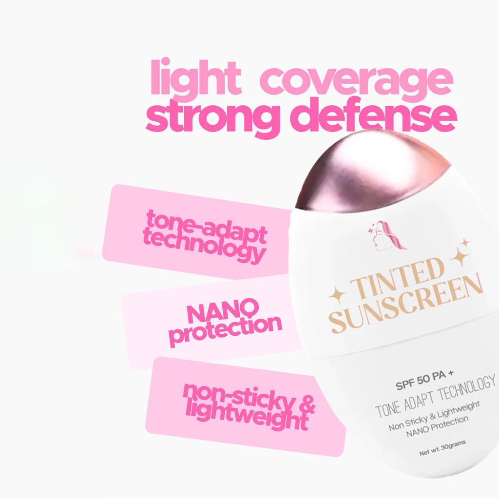 S&J Beauty Tinted Sunscreen SPF 50 PA+ - 30g - Image 2