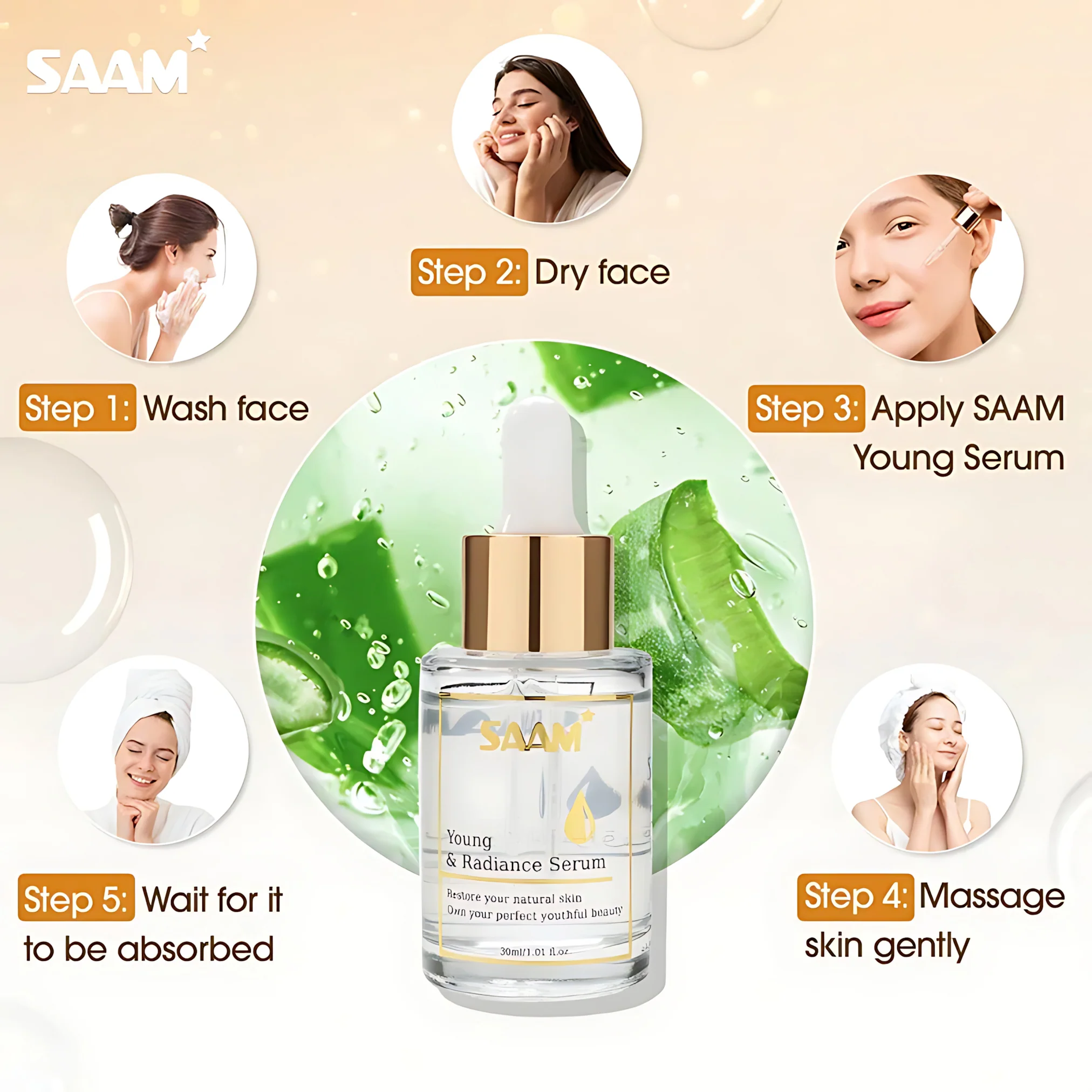 SAAM Young & Radiance Serum – 30ml - Image 11