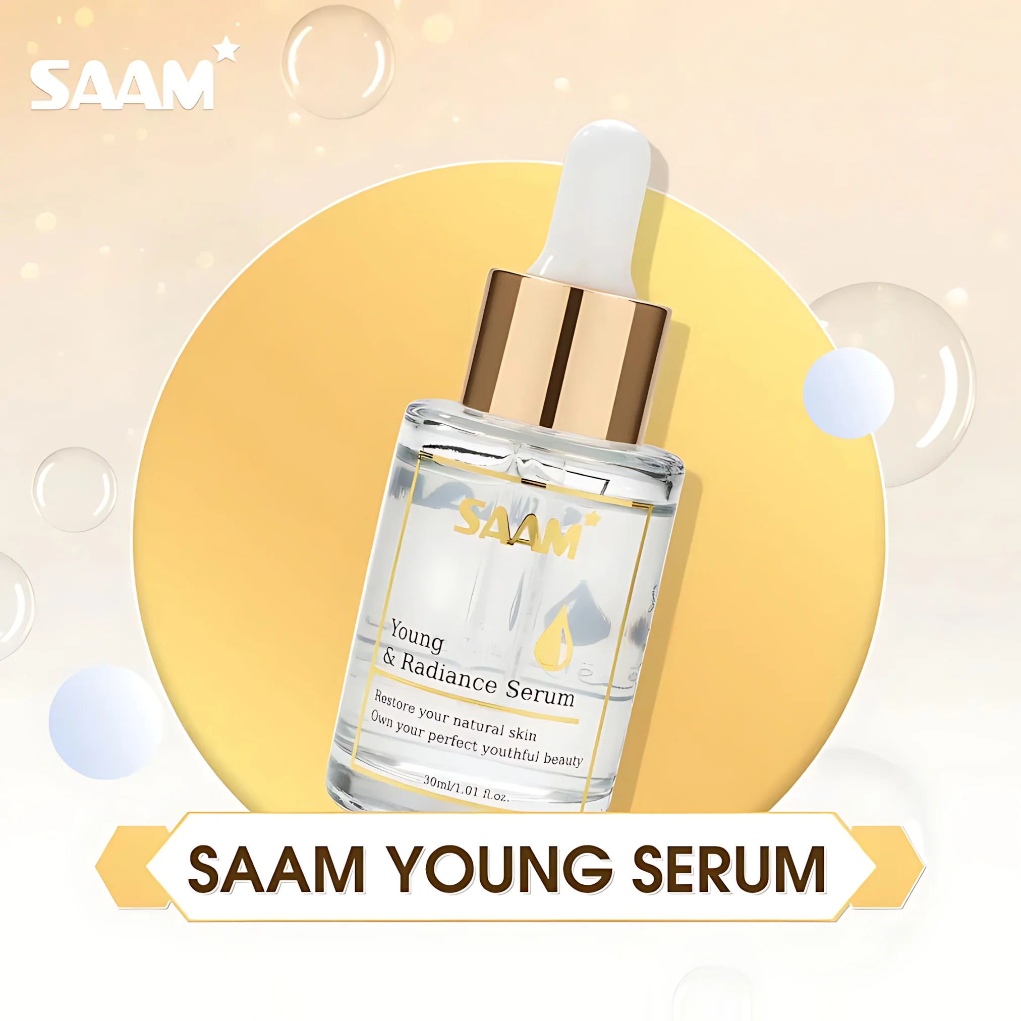 SAAM Young & Radiance Serum – 30ml - Image 6