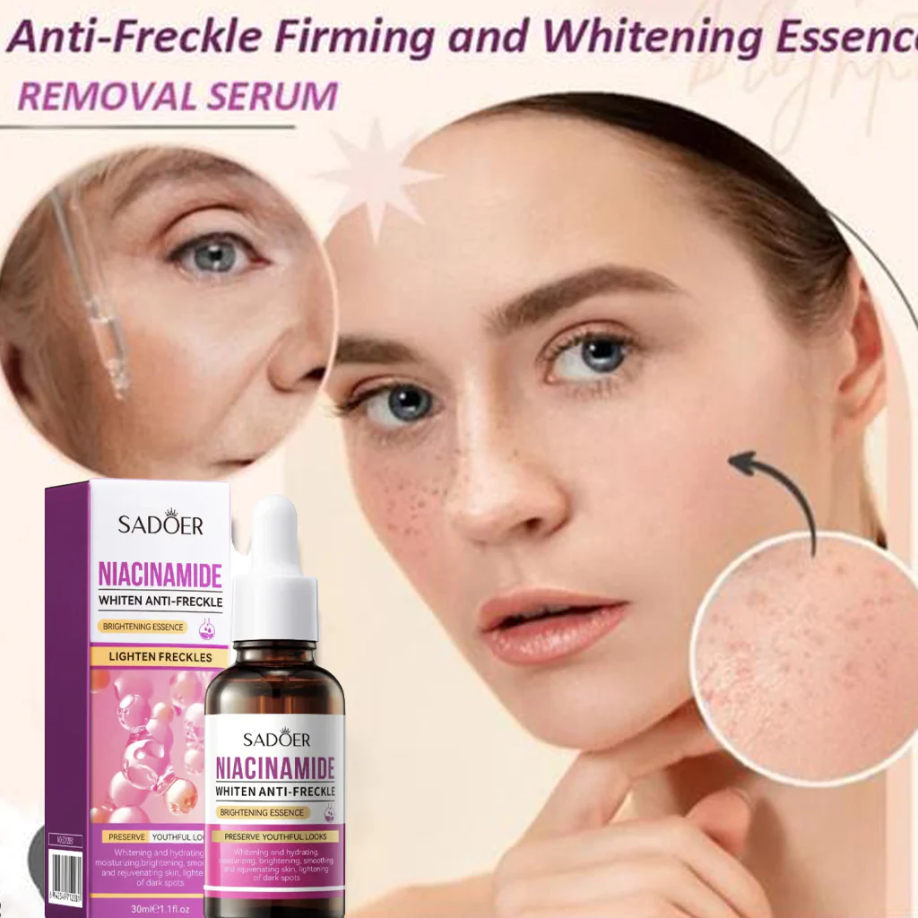 Sadoer Niacinamide Whiten Anti-Freckle Brightening Essence – 30ml - Image 2