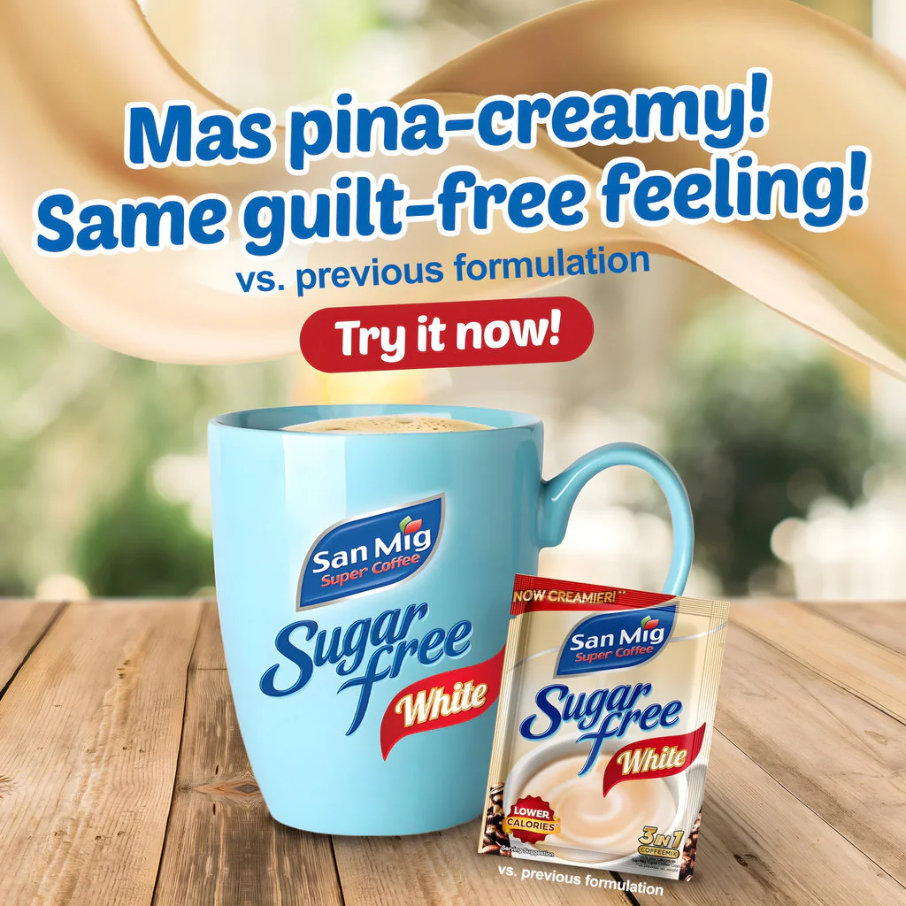San Mig Super Coffee Sugar-Free White 3-in-1 Mix (10g x 10 Sachets | 100g Total) - Image 6